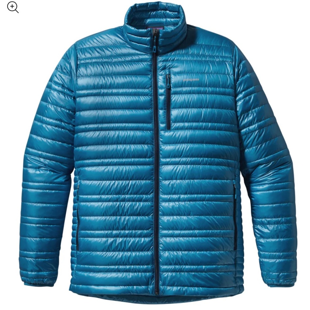 Patagonia Men’s Ultralight Down Jacket in Blue